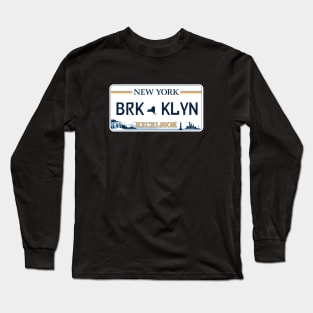 Brooklyn car license plate Long Sleeve T-Shirt